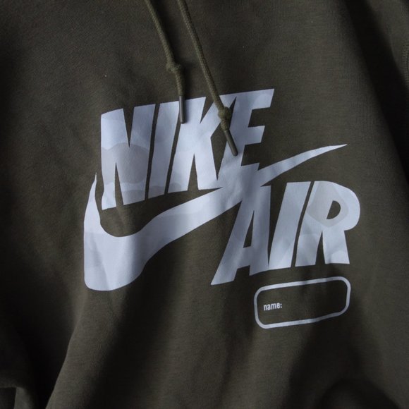 Nike Olive Hoodie Size L - Picture 3 of 13